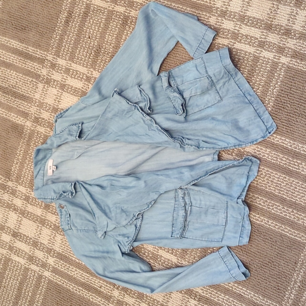 Tencel moto jacket
